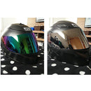 MB-MHL001 Motorcycle Helmet Shield Glasses Helmet Lens Full Face Visor Helmet Visor for AGV K3-SV K5(Silver)