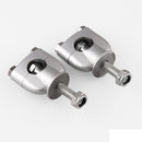 MB-MH027-S Universal Motorcycle Aluminum + Iron 22mm Single Hole Handlebar Fixed Bracket