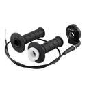 MB-MH028-BK Motorcycle Grips 22mm Handle Throttle Clamp Hand Grip with Throttle Cable for 110-250CC ATV Quad Pit Dirt Bike Motocross Racing