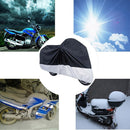 210D Oxford Cloth Motorcycle Electric Car Rainproof Dust-proof Cover, Size: XXXL (Silver)