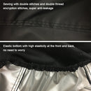 210D Oxford Cloth Motorcycle Electric Car Rainproof Dust-proof Cover, Size: XXXL (Silver)