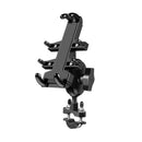 U-shaped Bolt Ball-Head Motorcycle Handlebar Multi-function Eight-jaw Aluminum Phone Navigation Holder Bracket, Width of Phone: 6.5-10.2cm &