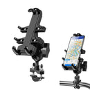 U-shaped Bolt Ball-Head Motorcycle Handlebar Multi-function Eight-jaw Aluminum Phone Navigation Holder Bracket, Width of Phone: 6.5-10.2cm &