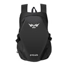 45L Motorcycle Rainproof Shoulders Helmet Soft Riding Backpack with Side & Back Pockets (Black)