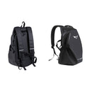 57L Thicken Motorbike Rainproof Helmet Riding Shoulders Backpack with Side & Back Pockets(Black)