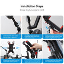 JOYROOM JR-ZS288 Motorcycle Mobile Phone Mount Holder (Black)