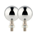 1 Pair KC801 12V Modified Universal Motorcycle LED Turn Signal (Silver)