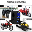 CS-838B 12V 2A Motorcycle Waterproof Mobile Phone USB Charger with Indicator Light Switch(White)