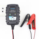 FOXSUR 6V / 12V 1A Automatic Smart AGM Battery Charger Maintainer for Car Motorcycle Scooter with SAE Cable, UK Plug