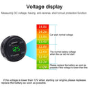 Motorcycle Waterproof 12-24V 2.1A Dual USB Charger Adapter + Voltmeter(Green Light)