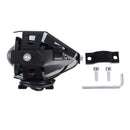 U7 10W 1000LM CREE LED Life Waterproof Headlamp Light with Angel Eyes Light for Motorcycle / SUV, DC 12V(Blue Light)