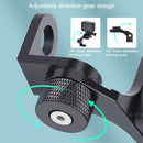 RUIGPRO Motorcycle Handlebar Alloy Phone Bracket for GoPro HERO9 Black / HERO8 Black /7 /6 /5, Insta360 One R, DJI Osmo Action, Xiaoyi Sport Cameras(Black)