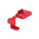 RUIGPRO Motorcycle Handlebar Alloy Phone Bracket for GoPro HERO9 Black / HERO8 Black /7 /6 /5, Insta360 One R, DJI Osmo Action, Xiaoyi Sport Cameras(Red)