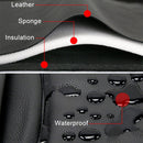 1 Pair Leather Wool Motorcycle Kneepad Windproof Warming Knee Pads Legs Protector Thickening Cold-Proof