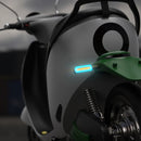 2 PCS D12V Motorcycle LED Waterproof Dynamic Blinker Side Lights Flowing Water Turn Signal Light without Handle (Red Light)
