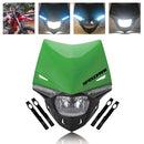 Speedpark Cross-country Motorcycle LED Headlight Headlamp Assembly for KTM(Green)