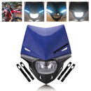 Speedpark Cross-country Motorcycle LED Headlight Headlamp Assembly for KTM(Blue)