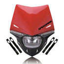 Speedpark Cross-country Motorcycle LED Headlight Headlamp Assembly for KTM(Red)