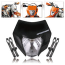 Speedpark KTM Cross-country Motorcycle LED Headlight Grimace Headlamp (Black)