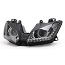 Speedpark Motorcycle LED Headlight Assembly with Angel Eyes for Kawasaki NINJA 250 300 ZX6R ZX 6R 2013-2016