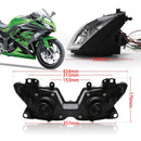 Speedpark Motorcycle LED Headlight Assembly with Angel Eyes for Kawasaki NINJA 250 300 ZX6R ZX 6R 2013-2016