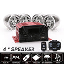 Speedpark Motorcycle Waterproof Audio MP3 USB Alarm FM Bluetooth Amplifier Anti-Theft Speaker