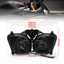 Speedpark Motorcycle LED Headlight Assembly for Yamaha YZF-R25 YZF-R3 13-17