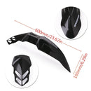 Speedpark Motorcycle Modified Front Wheel Fender Dustproof Splash Flaps Mudguards for Yamaha / Suzuki / KTM (Black)