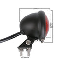 Speedpark 12V Motorcycle Modified Tail Light Brake Light for Harley(Black)