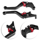 Speedpark Motorcycle Modified Adjustable Brake Clutch Handle Lever for Honda GROM MSX125 (Black)