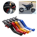 Speedpark Motorcycle Modified Adjustable Brake Clutch Handle Lever for Honda GROM MSX125 (Red)