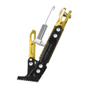 Motorcycle Modified Aluminum Alloy Side Tripod Adjustable Pedal Holder (Gold)