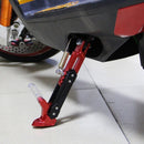 Motorcycle Modified Aluminum Alloy Side Tripod Adjustable Pedal Holder (Gold)