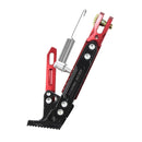 Motorcycle Modified Aluminum Alloy Side Tripod Adjustable Pedal Holder (Red)