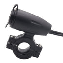 Motorcycle USB Charger with Waterproof Cover Switch Control (Green Light)