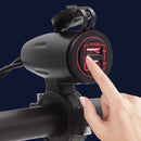 Motorcycle USB Charger with Waterproof Cover Switch Control (Green Light)