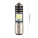 BA20D DC12V / 7.4W Motorcycle LED Headlight with 24LEDs SMD-3030 Lamp Beads (White Light)
