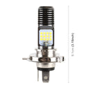 H4 DC12V / 7.4W Motorcycle LED Headlight with 24LEDs SMD-3030 Lamp Beads (White Light)