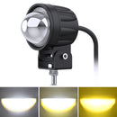 S4 DC9-30V 30W 6000K/3000K 6000LM 6LEDs ZES-3575 Motorcycle Double Color Spotlight