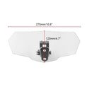 MB-WE024 Universal Motorcycle Modified Acrylic Heightened Windshield (White)