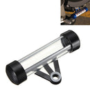 MP1001 Motorcycle Paper Car License Plate Placement Tube Waterproof Motorcycle Tax Tube Cylindrical Disc Paper Holder Air Vehicle License Plate Frame for Motorcycles(Black)