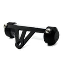 MP1001 Motorcycle Paper Car License Plate Placement Tube Waterproof Motorcycle Tax Tube Cylindrical Disc Paper Holder Air Vehicle License Plate Frame for Motorcycles(Black)
