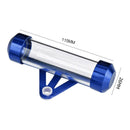 MP1001 Motorcycle Paper Car License Plate Placement Tube Waterproof Motorcycle Tax Tube Cylindrical Disc Paper Holder Air Vehicle License Plate Frame for Motorcycles(Blue)