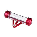 MP1001 Motorcycle Paper Car License Plate Placement Tube Waterproof Motorcycle Tax Tube Cylindrical Disc Paper Holder Air Vehicle License Plate Frame for Motorcycles(Red)