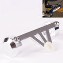 MP1001 Motorcycle Paper Car License Plate Placement Tube Waterproof Motorcycle Tax Tube Cylindrical Disc Paper Holder Air Vehicle License Plate Frame for Motorcycles(White)