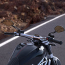 WUPP CS-095D1 Motorcycle Modified Adjustable Temperature Silicone Universal Electric Heating Hand Cover Heated Grip Handlebar(Black)