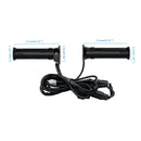 WUPP CS-990A1 Motorcycle Modified Intelligent Electric Heating Hand Cover Heated Grip Handlebar with Five Gear Temperature Control & Five Colors Indicator (Black)