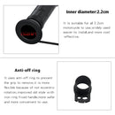 WUPP CS-990A1 Motorcycle Modified Intelligent Electric Heating Hand Cover Heated Grip Handlebar with Five Gear Temperature Control & Five Colors Indicator (Black)