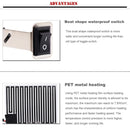 CS-054B1 Third Generation Motorcycle Modified Electric Heating Hand Cover Heated Grip Handlebar