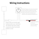 CS-974A1 Motorcycle Scooter Smart Three Gear Temperature Control Electric Hand Grip Cover Heated Grip Handlebar